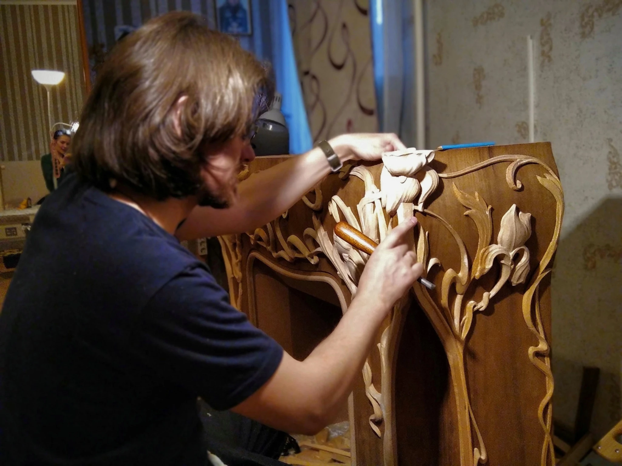 Kamin im Jugendstil